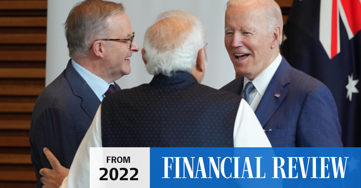 Quad meeting 2022 Leaders unite to condemn Russia in warning to China